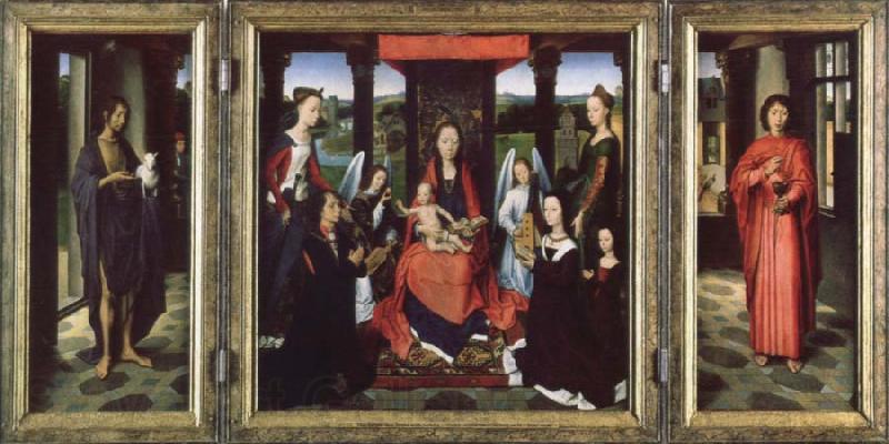 Hans Memling the donne triptych Germany oil painting art